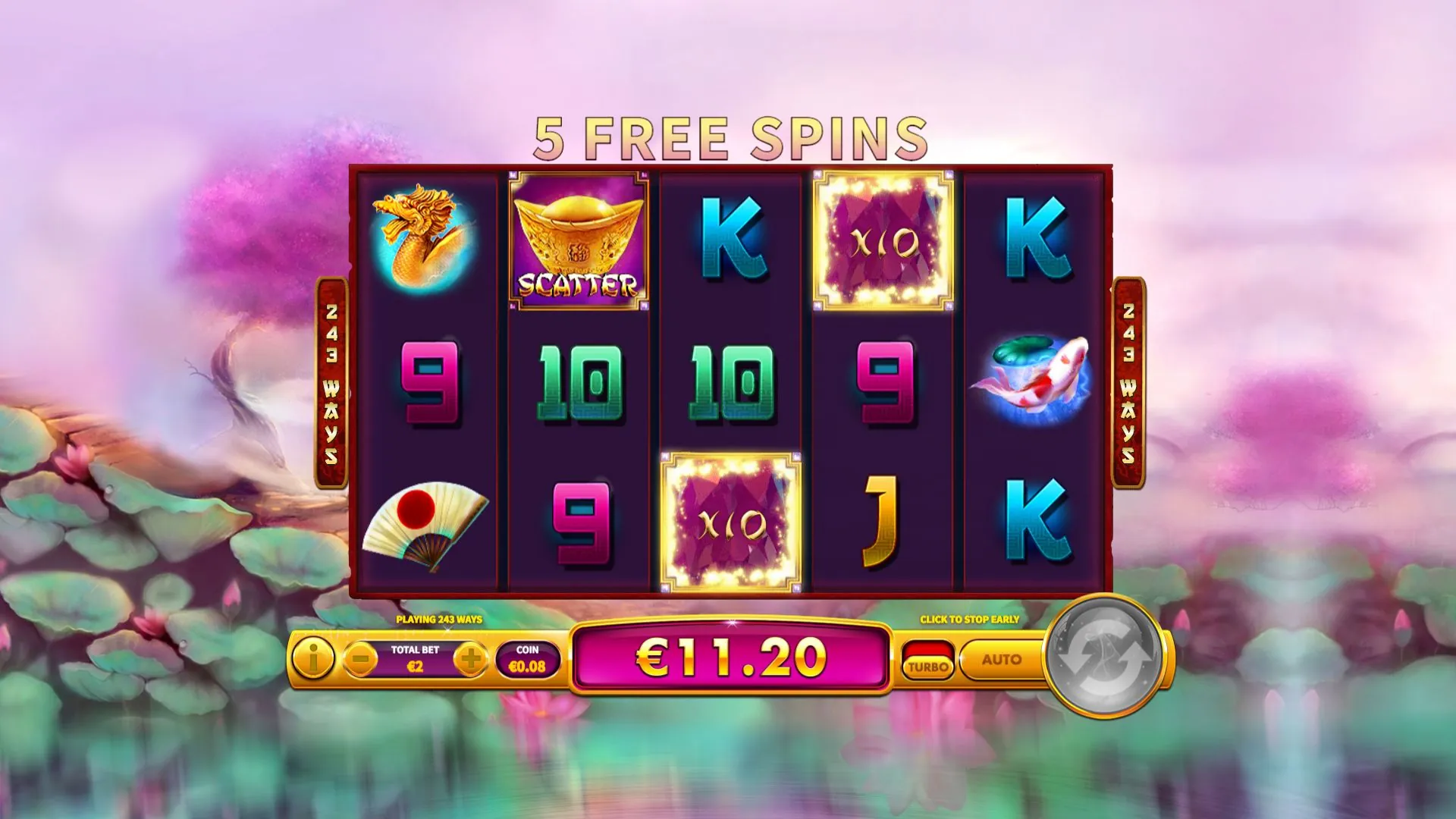 The Samurai and Free Spins